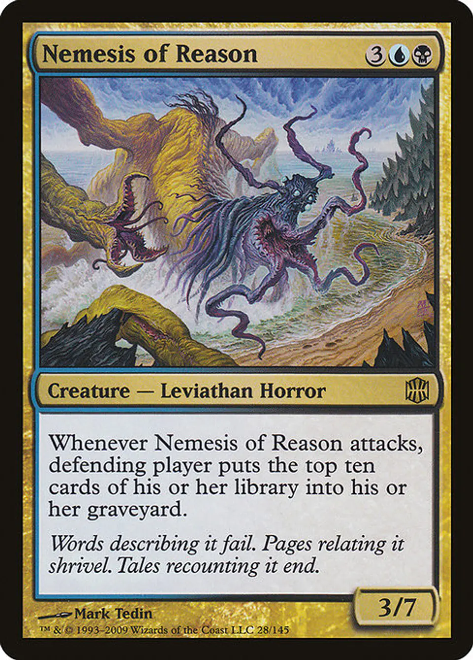 Carta Magic - Nemesis of Reason - Idioma: Ingles - Edicion: Alara Reborn 1