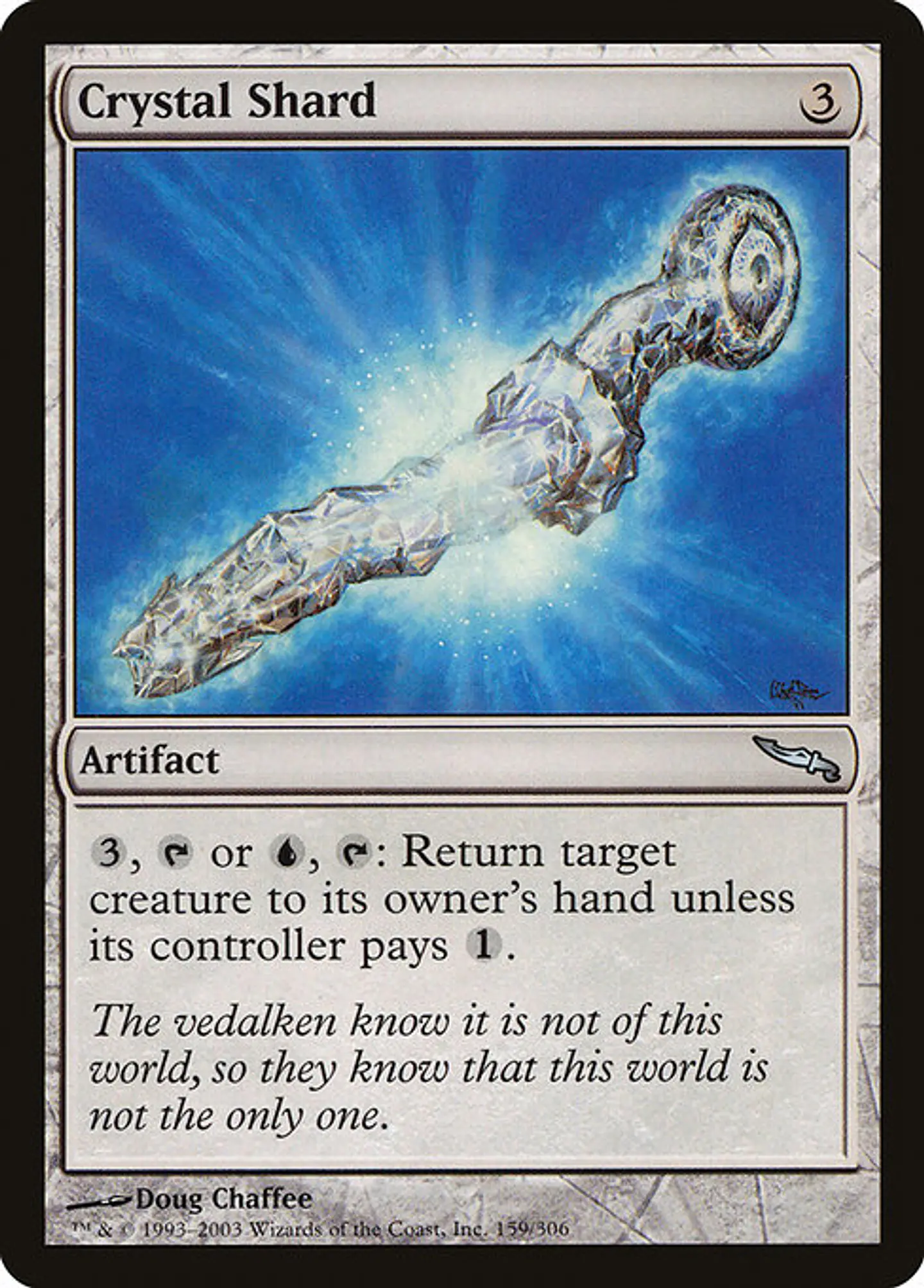 Carta Magic - Crystal Shard - Idioma: Español - Edicion: Mirrodin 1