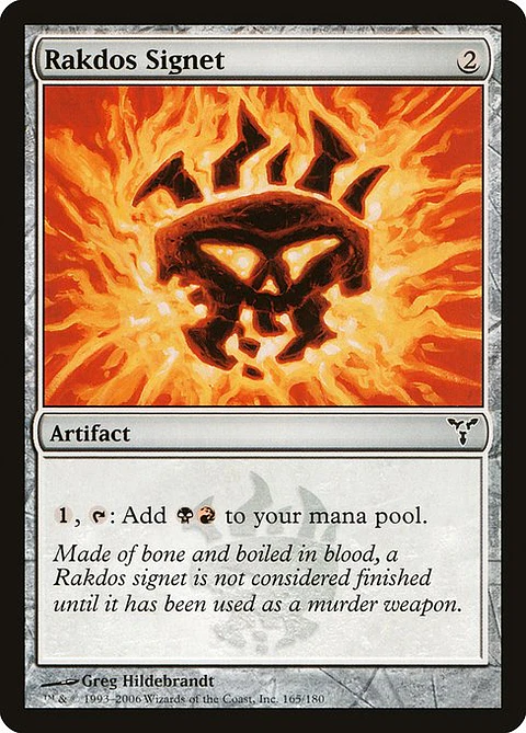 Carta Magic - Rakdos Signet - Idioma: Español - Edicion: Dissension