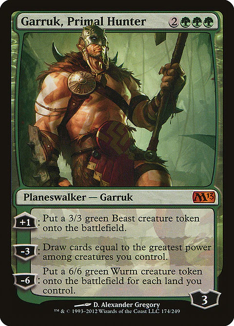 Carta Magic - FOIL Garruk, Primal Hunter - Idioma: Ingles - Edicion: Magic 2013