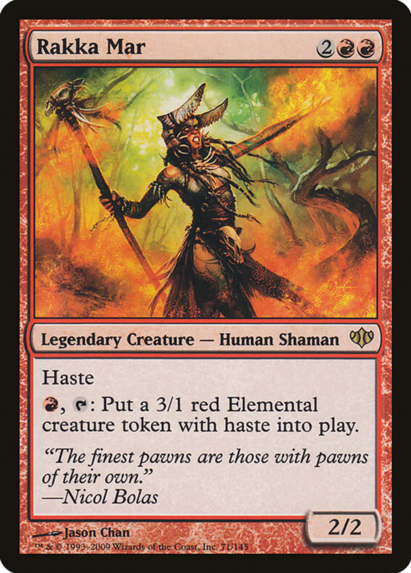 Carta Magic - FOIL Rakka Mar - Idioma: Ingles - Edicion: Conflux 1