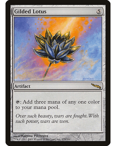 Carta Magic - Gilded Lotus - Idioma: Ingles - Edicion: Mirrodin