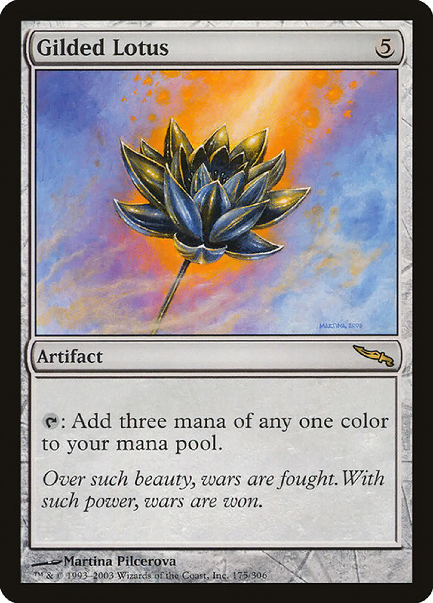 Carta Magic - Gilded Lotus - Idioma: Ingles - Edicion: Mirrodin 1