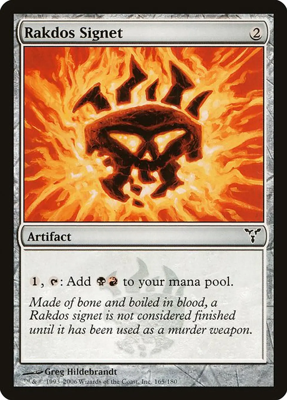 Carta Magic - Rakdos Signet - Idioma: Ingles - Edicion: Dissension 1