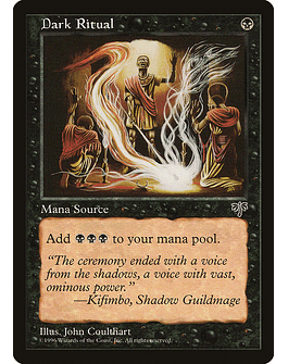 Carta Magic - Dark Ritual - Idioma: Ingles - Edicion: Mirage
