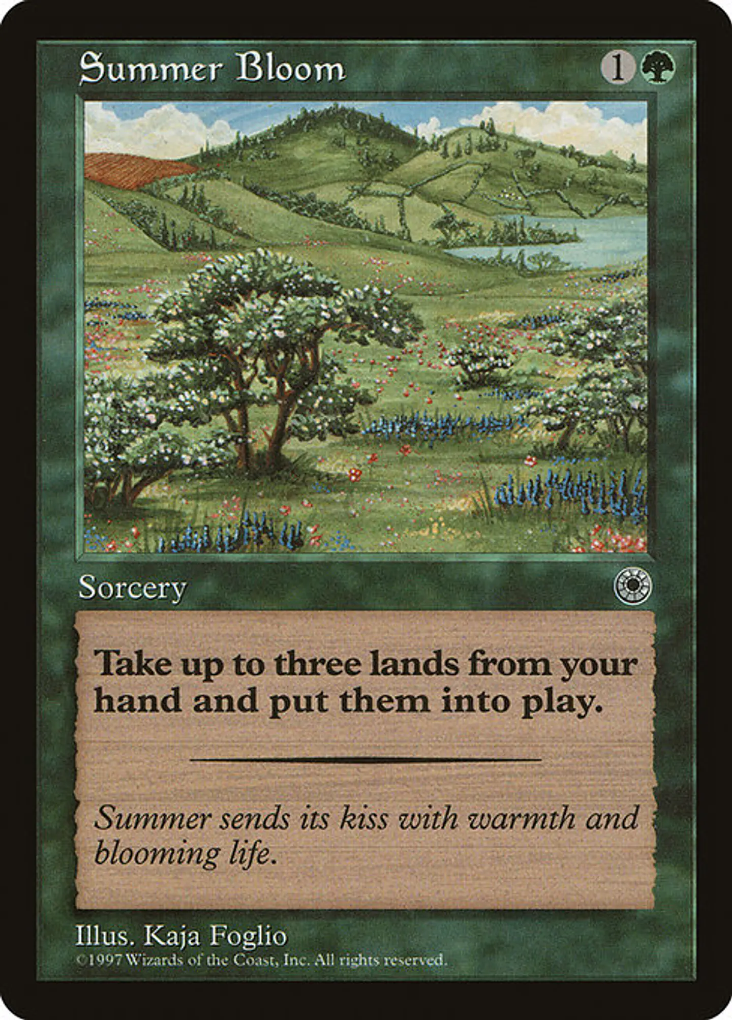 Carta Magic - Summer Bloom - Idioma: Español - Edicion: Portal 1