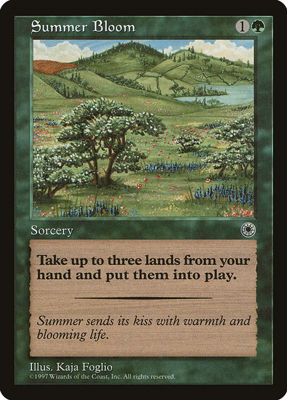 Carta Magic - Summer Bloom - Idioma: Español - Edicion: Portal 1