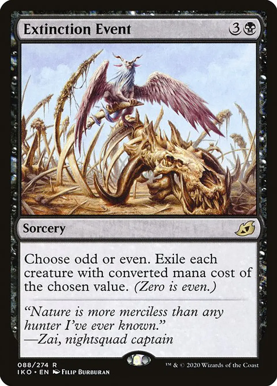 Carta Magic - Extinction Event - Idioma: Ingles - Edicion: Ikoria: Lair of Behemoths 1