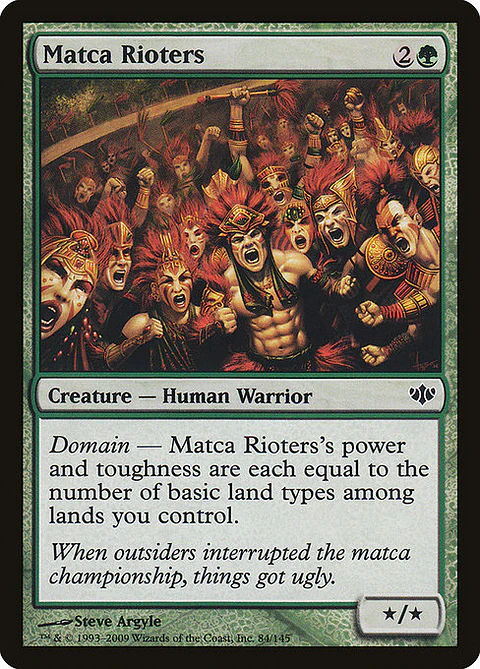 Carta Magic - FOIL Matca Rioters - Idioma: Ingles - Edicion: Conflux