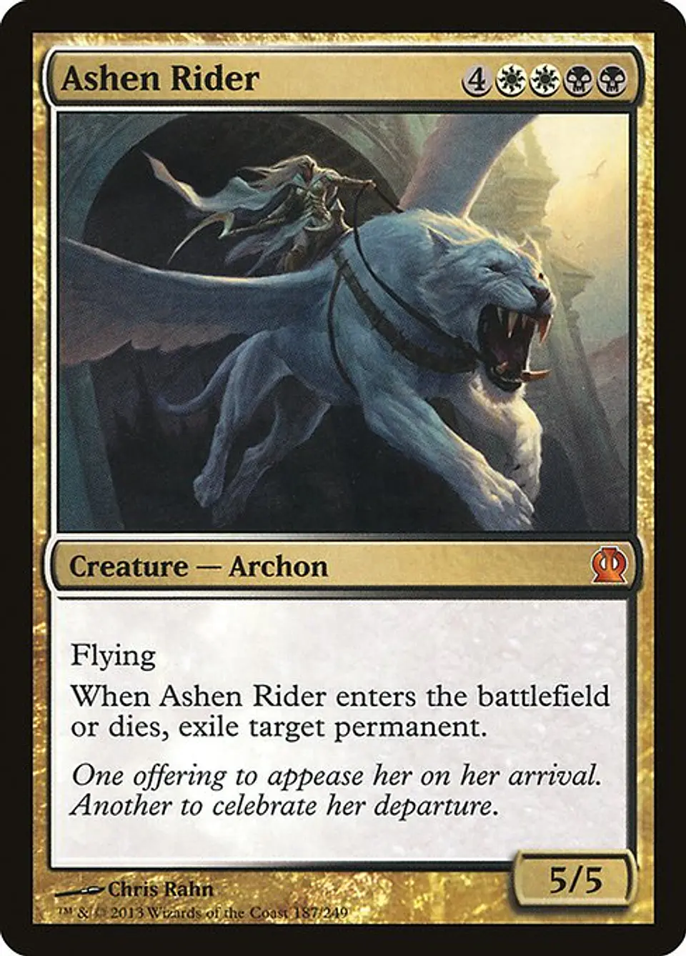 Carta Magic - FOIL Ashen Rider - Idioma: Español - Edicion: Theros 1