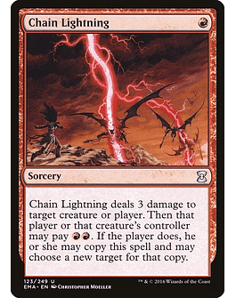 Carta Magic - Chain Lightning - Idioma: Ingles - Edicion: Eternal Masters