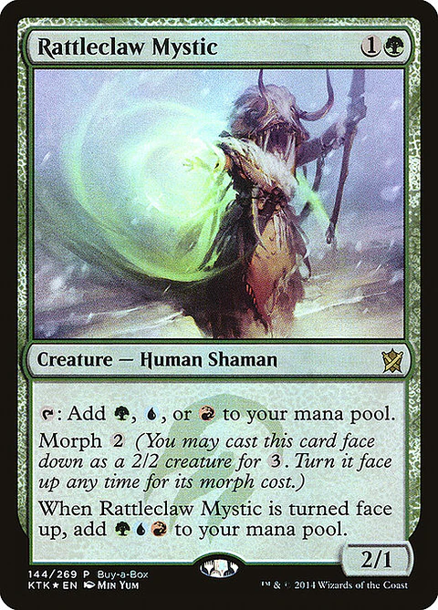 Carta Magic - FOIL Rattleclaw Mystic - Idioma: Español - Edicion: Khans of Tarkir Promos