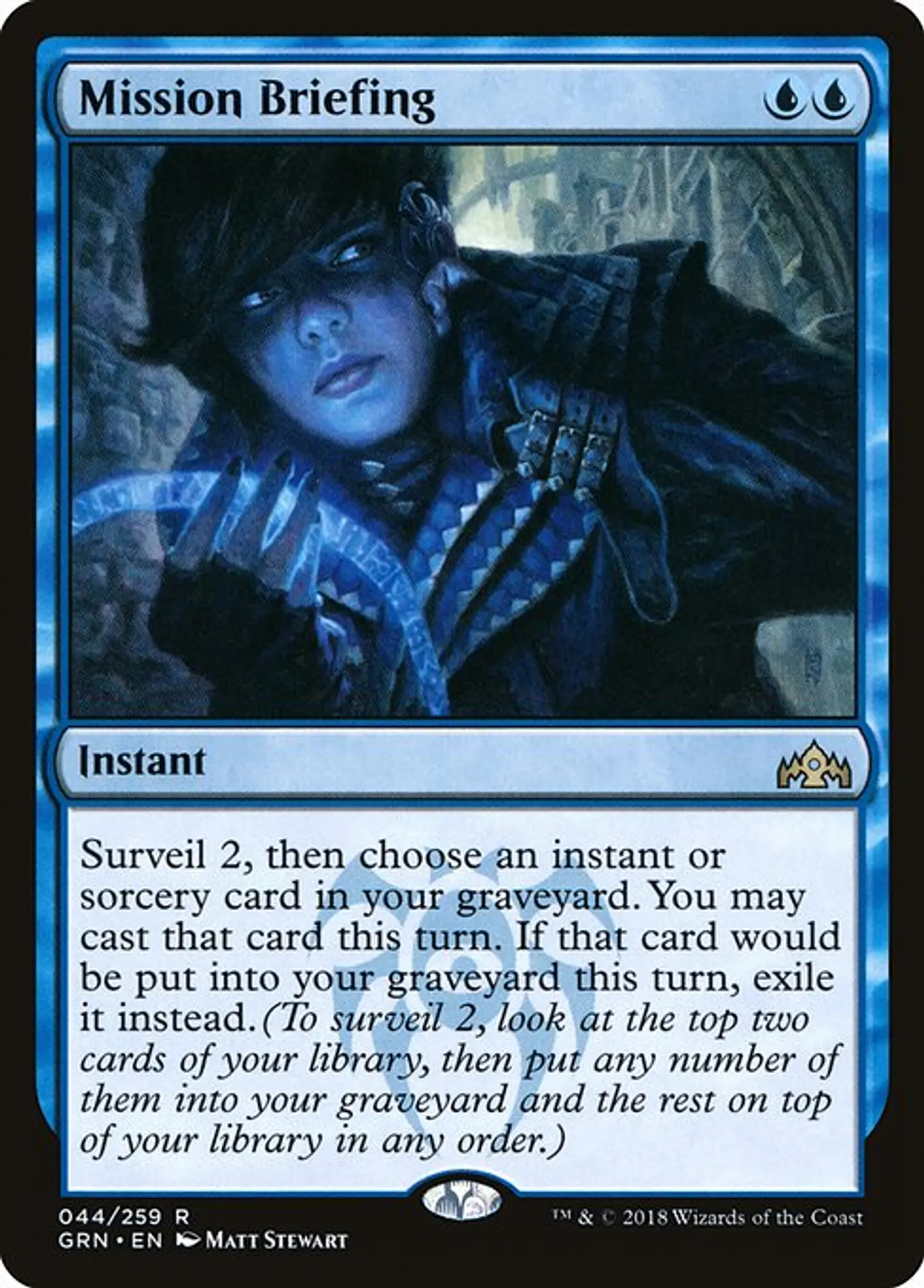 Carta Magic - Mission Briefing - Idioma: Español - Edicion: Guilds of Ravnica 1