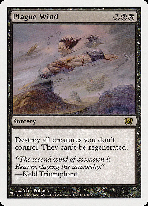 Carta Magic - Plague Wind - Idioma: Ingles - Edicion: Eighth Edition