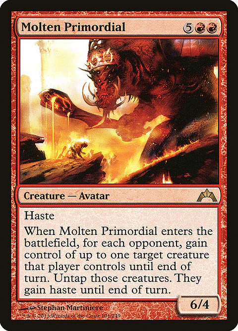 Carta Magic - Molten Primordial - Idioma: Español - Edicion: Gatecrash