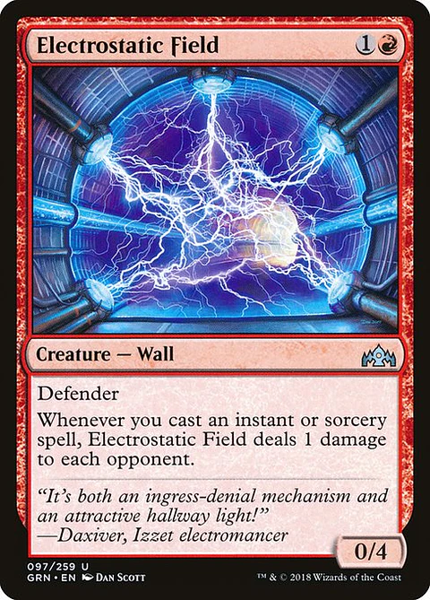 Carta Magic - FOIL Electrostatic Field - Idioma: Español - Edicion: Guilds of Ravnica