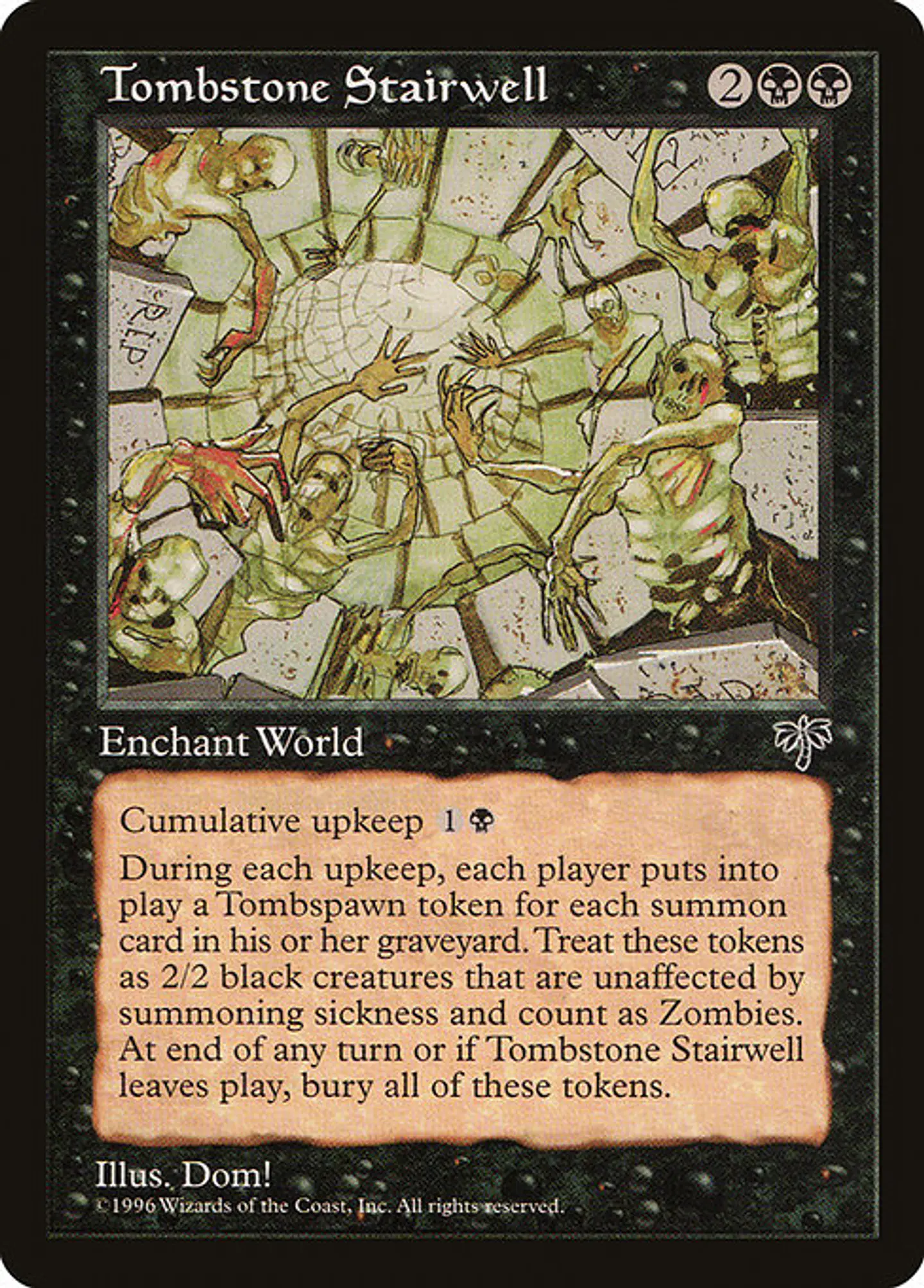 Carta Magic - Tombstone Stairwell - Idioma: Ingles - Edicion: Mirage 1