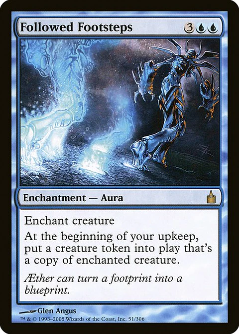 Carta Magic - Followed Footsteps - Idioma: Ingles - Edicion: Ravnica: City of Guilds