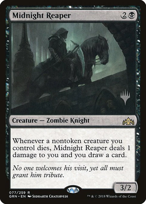 Carta Magic - Midnight Reaper - Idioma: Español - Edicion: Guilds of Ravnica Promos