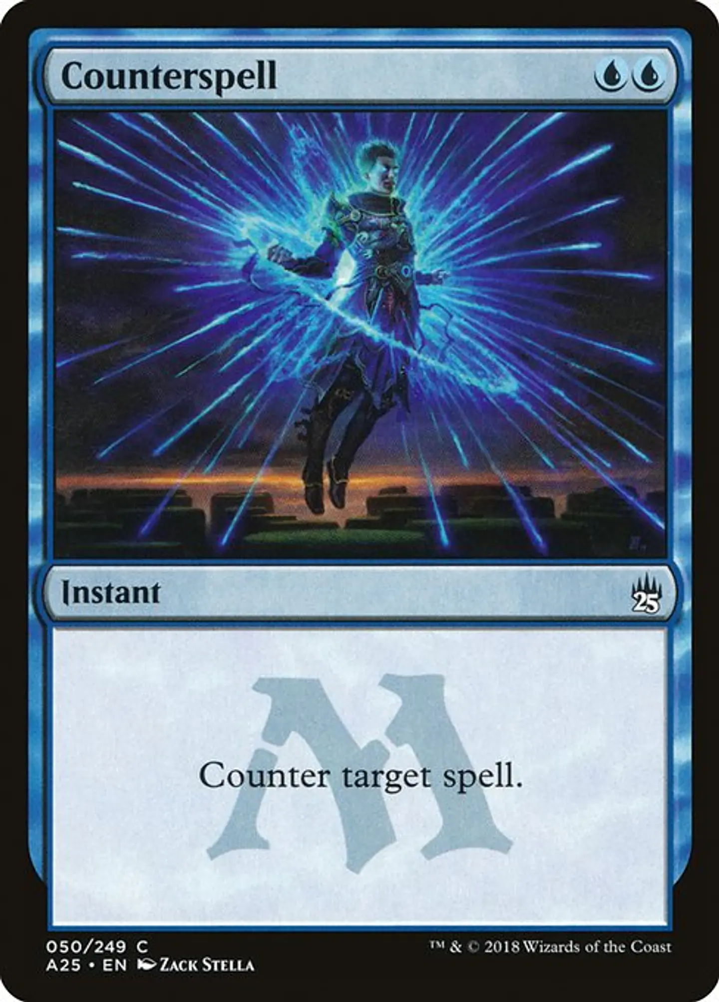 Carta Magic - Counterspell - Idioma: Ingles - Edicion: Masters 25 1