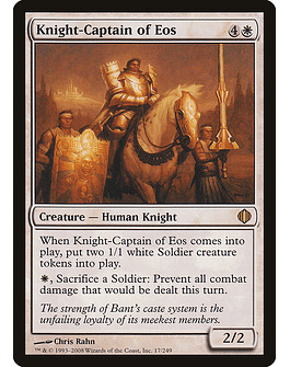 Carta Magic - Knight-Captain of Eos - Idioma: Español - Edicion: Shards of Alara