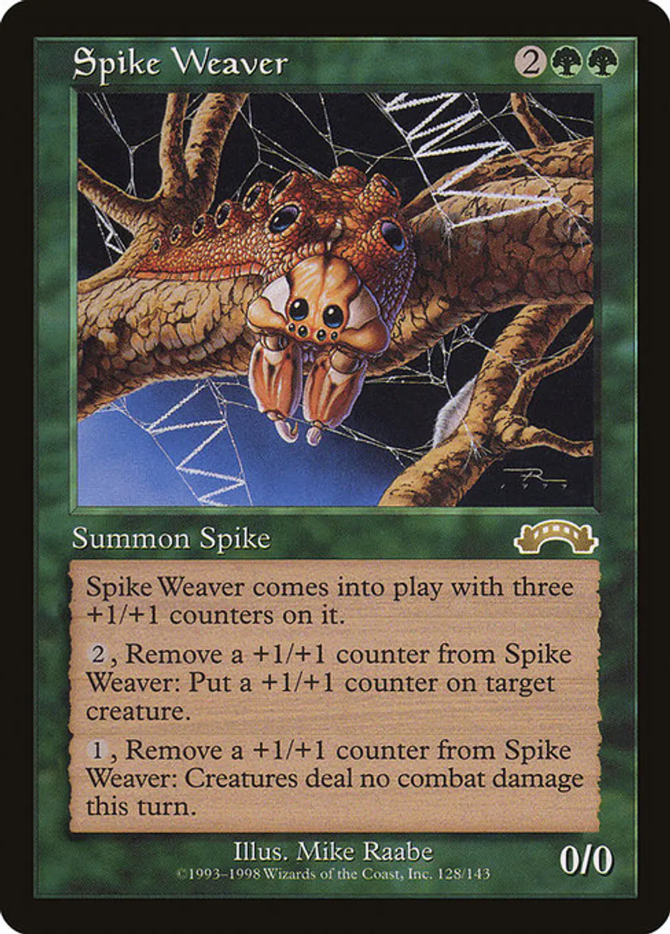 Carta Magic - Spike Weaver - Idioma: Ingles - Edicion: Exodus 1
