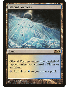Carta Magic - FOIL Glacial Fortress - Idioma: Ingles - Edicion: Magic 2013