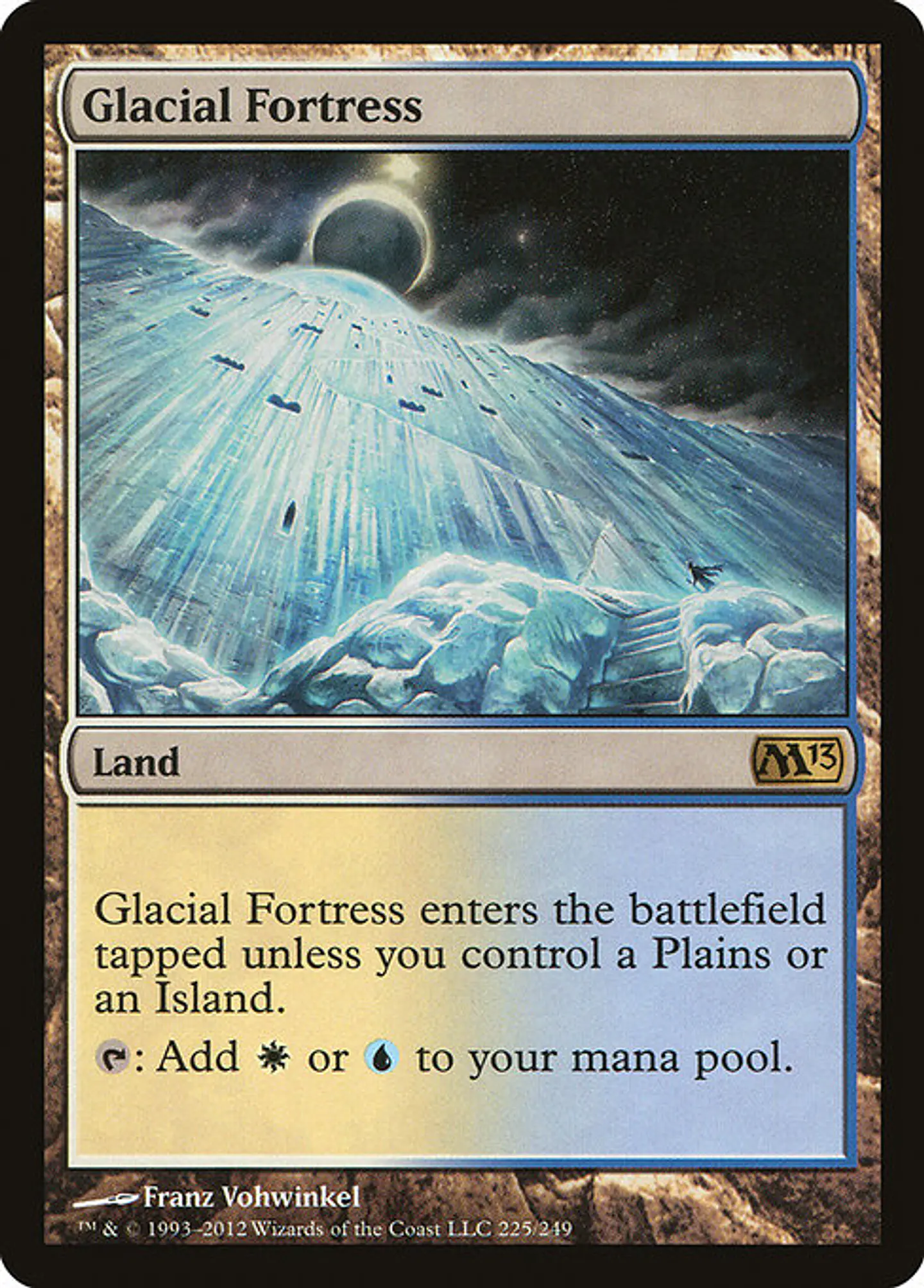 Carta Magic - FOIL Glacial Fortress - Idioma: Ingles - Edicion: Magic 2013 1