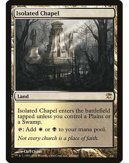 Carta Magic - Isolated Chapel - Idioma: Ingles - Edicion: Innistrad