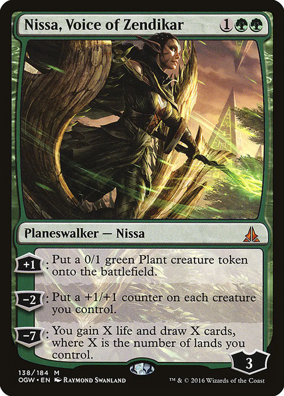 Carta Magic - Nissa, Voice of Zendikar - Idioma: Ingles - Edicion: Oath of the Gatewatch 1