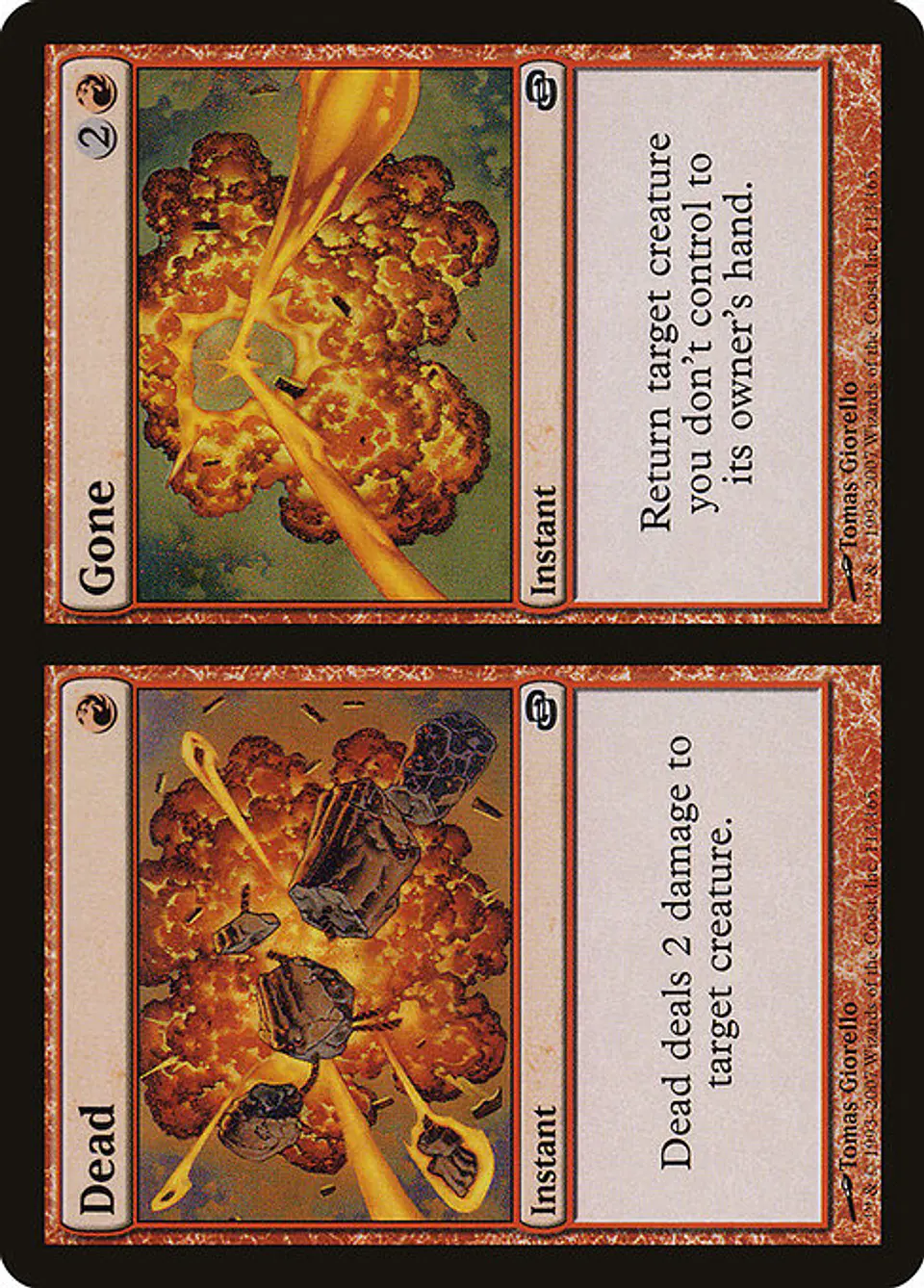 Carta Magic - Dead // Gone - Idioma: Ingles - Edicion: Planar Chaos 1