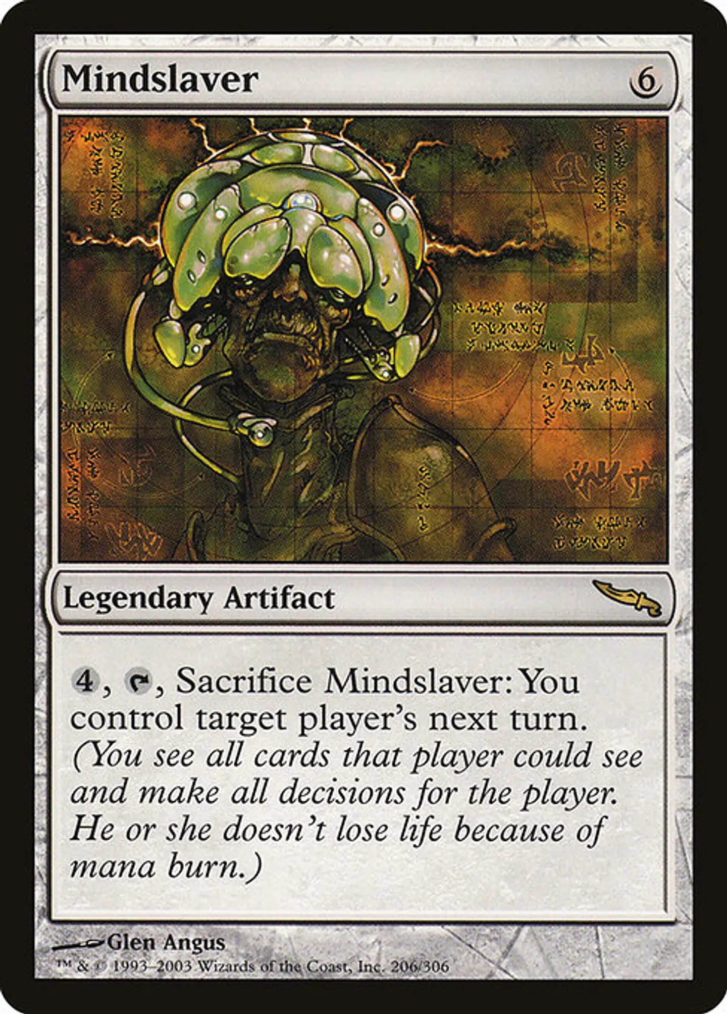 Carta Magic - Mindslaver - Idioma: Español - Edicion: Mirrodin 1