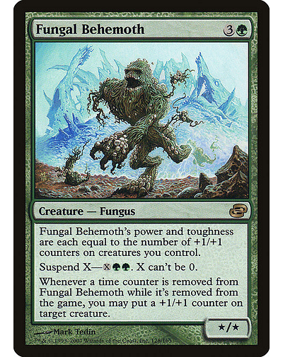 Carta Magic - Fungal Behemoth - Idioma: Español - Edicion: Planar Chaos