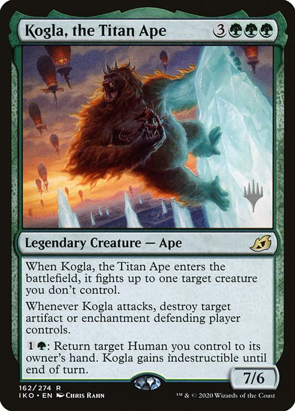 Carta Magic - Kogla, the Titan Ape - Idioma: Español - Edicion: Ikoria: Lair of Behemoths Promos 1