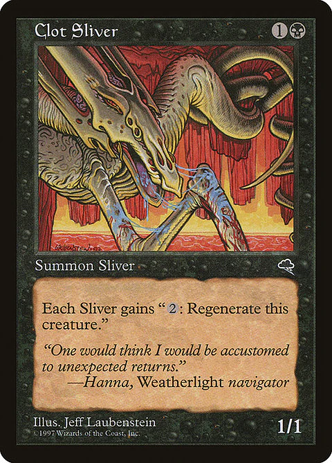 Carta Magic - Clot Sliver - Idioma: Ingles - Edicion: Tempest