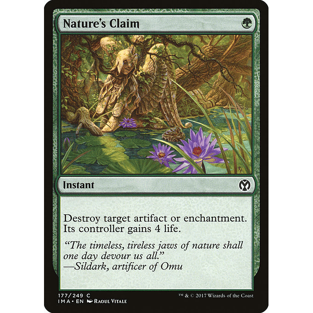 Carta Magic - Nature's Claim - Idioma: Ingles - Edicion: Iconic Masters