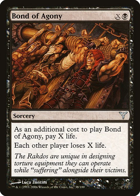 Carta Magic - FOIL Bond of Agony - Idioma: Ingles - Edicion: Dissension