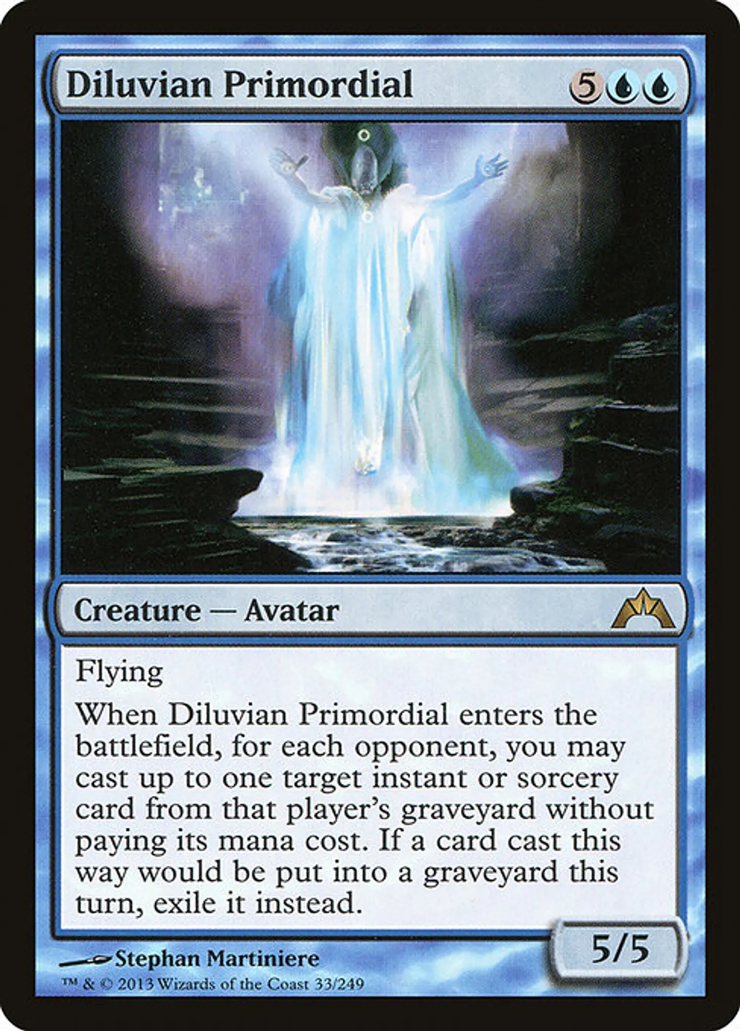 Carta Magic - FOIL Diluvian Primordial - Idioma: Español - Edicion: Gatecrash 1