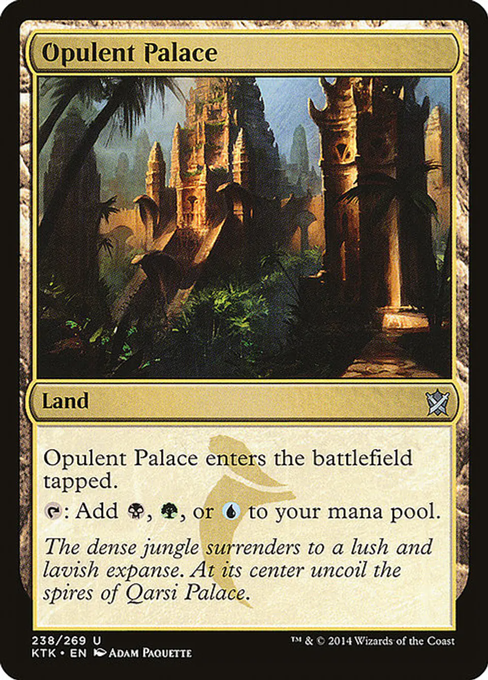 Carta Magic - Opulent Palace - Idioma: Español - Edicion: Khans of Tarkir 1