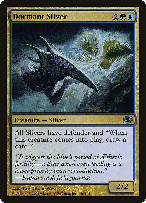 Carta Magic - FOIL Dormant Sliver - Idioma: Ingles - Edicion: Planar Chaos