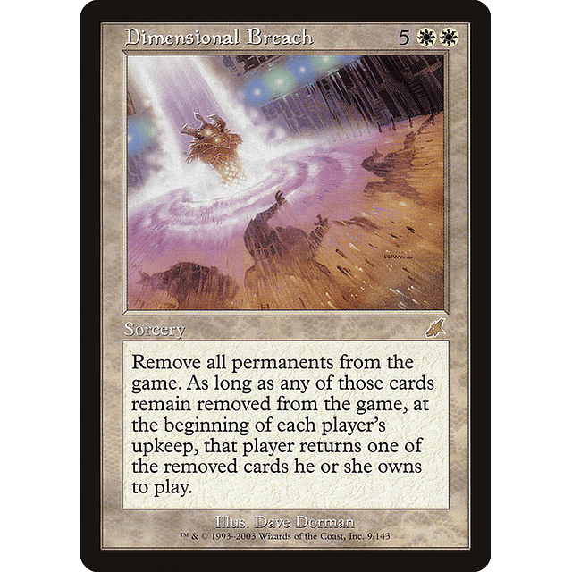 Carta Magic - FOIL Dimensional Breach - Idioma: Ingles - Edicion: Scourge