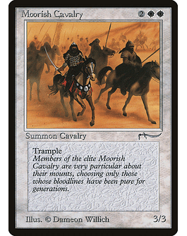 Carta Magic - Moorish Cavalry - Idioma: Ingles - Edicion: Arabian Nights