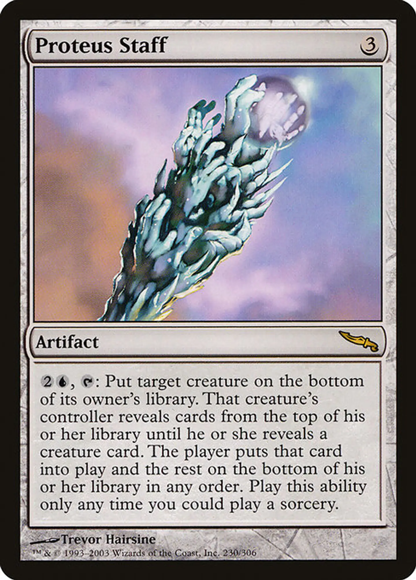 Carta Magic - Proteus Staff - Idioma: Español - Edicion: Mirrodin 1