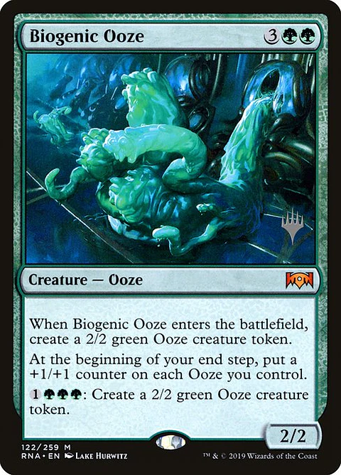 Carta Magic - Biogenic Ooze - Idioma: Español - Edicion: Ravnica Allegiance Promos