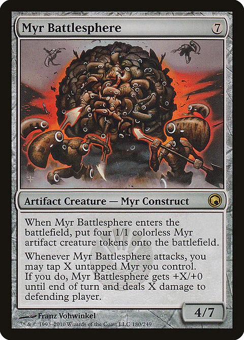 Carta Magic - FOIL Myr Battlesphere - Idioma: Ingles - Edicion: Scars of Mirrodin
