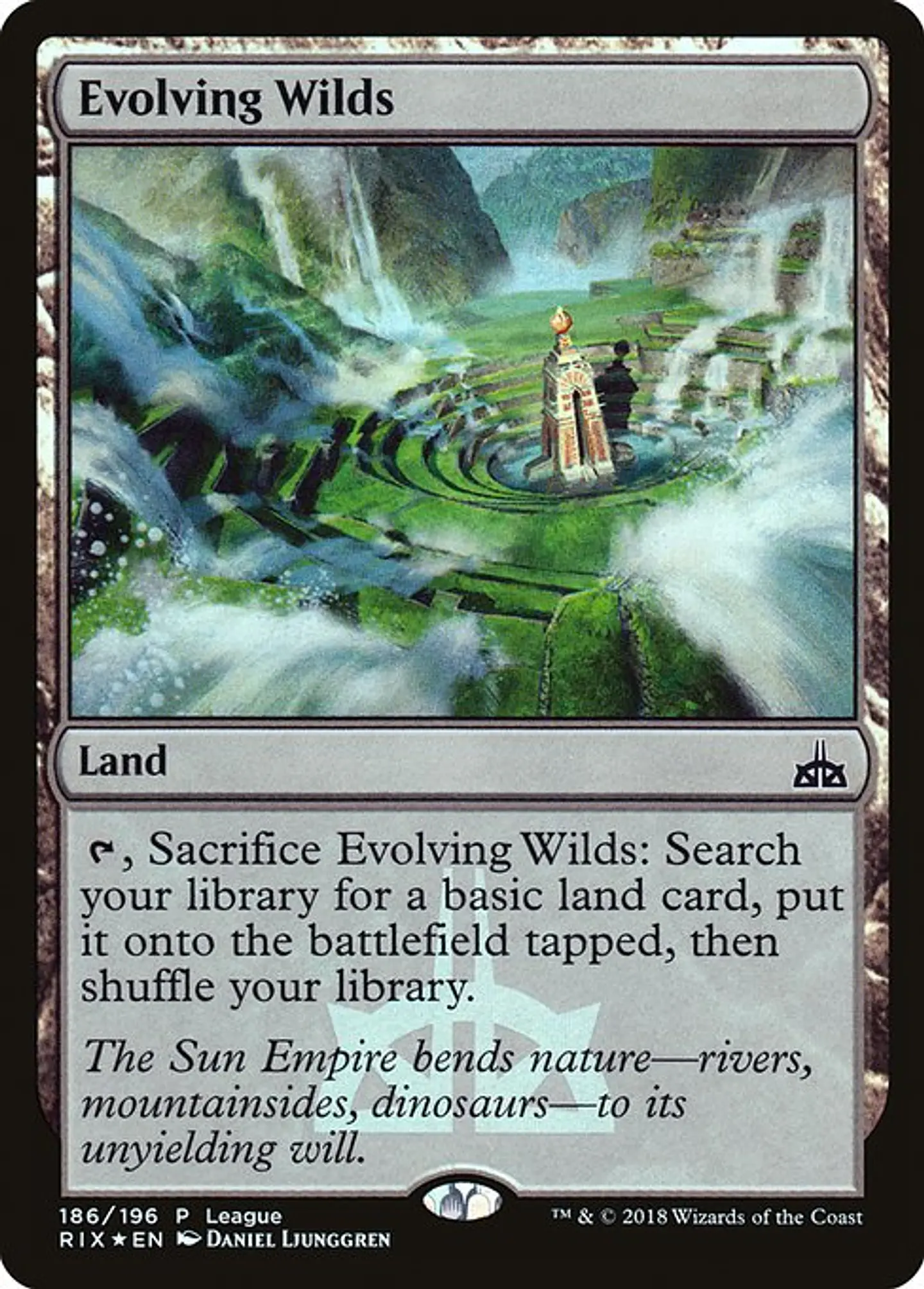 Carta Magic - FOIL Evolving Wilds - Idioma: Ingles - Edicion: Rivals of Ixalan Promos 1