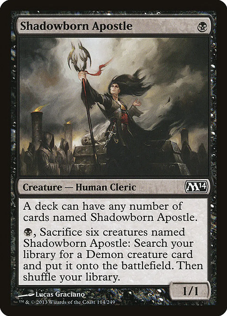 Carta Magic - FOIL Shadowborn Apostle - Idioma: Español - Edicion: Magic 2014 1