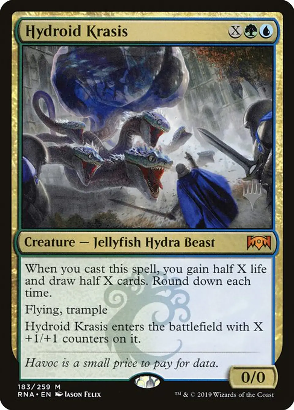 Carta Magic - Hydroid Krasis - Idioma: Ingles - Edicion: Ravnica Allegiance Promos 1