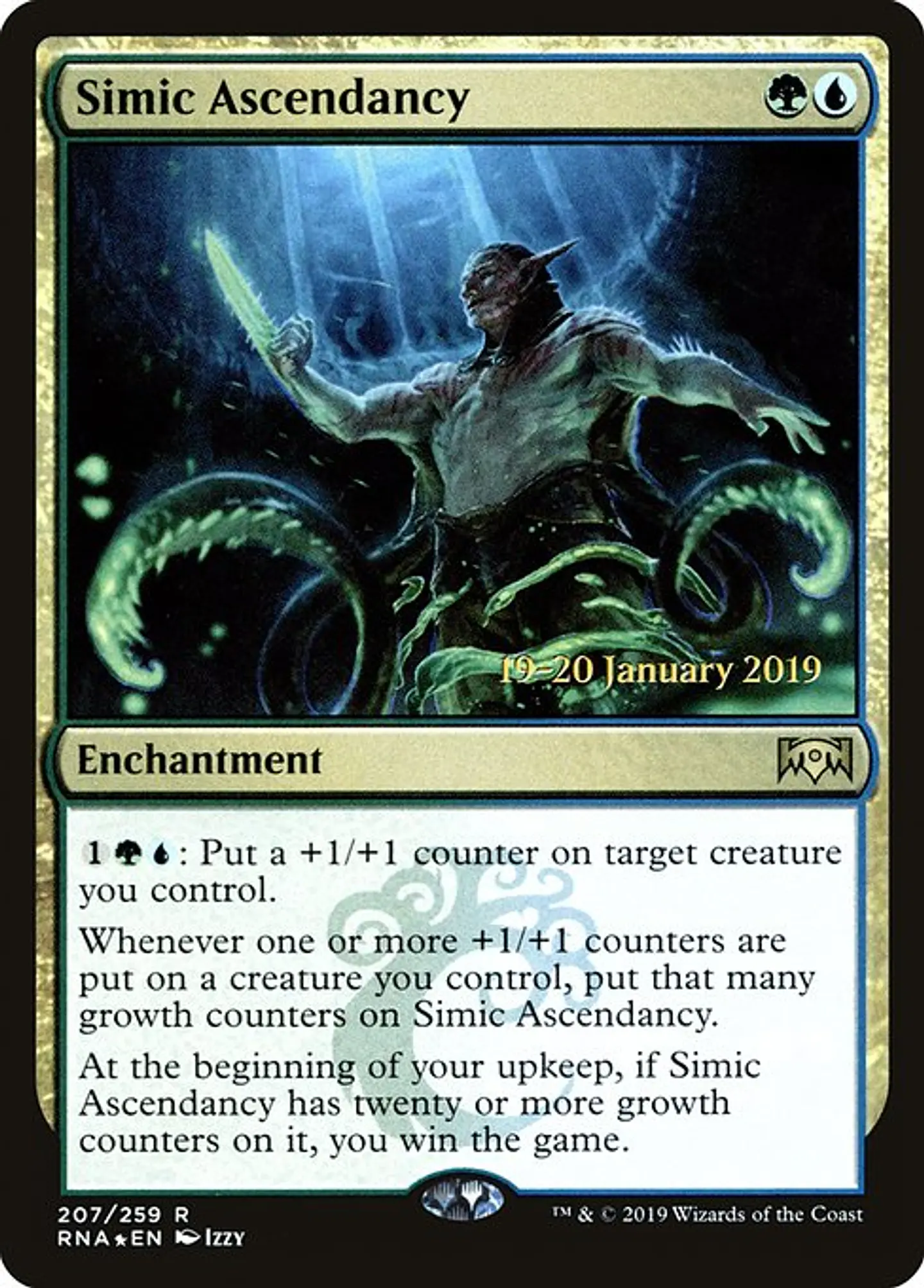 Carta Magic - FOIL Simic Ascendancy - Idioma: Español - Edicion: Ravnica Allegiance Promos 1