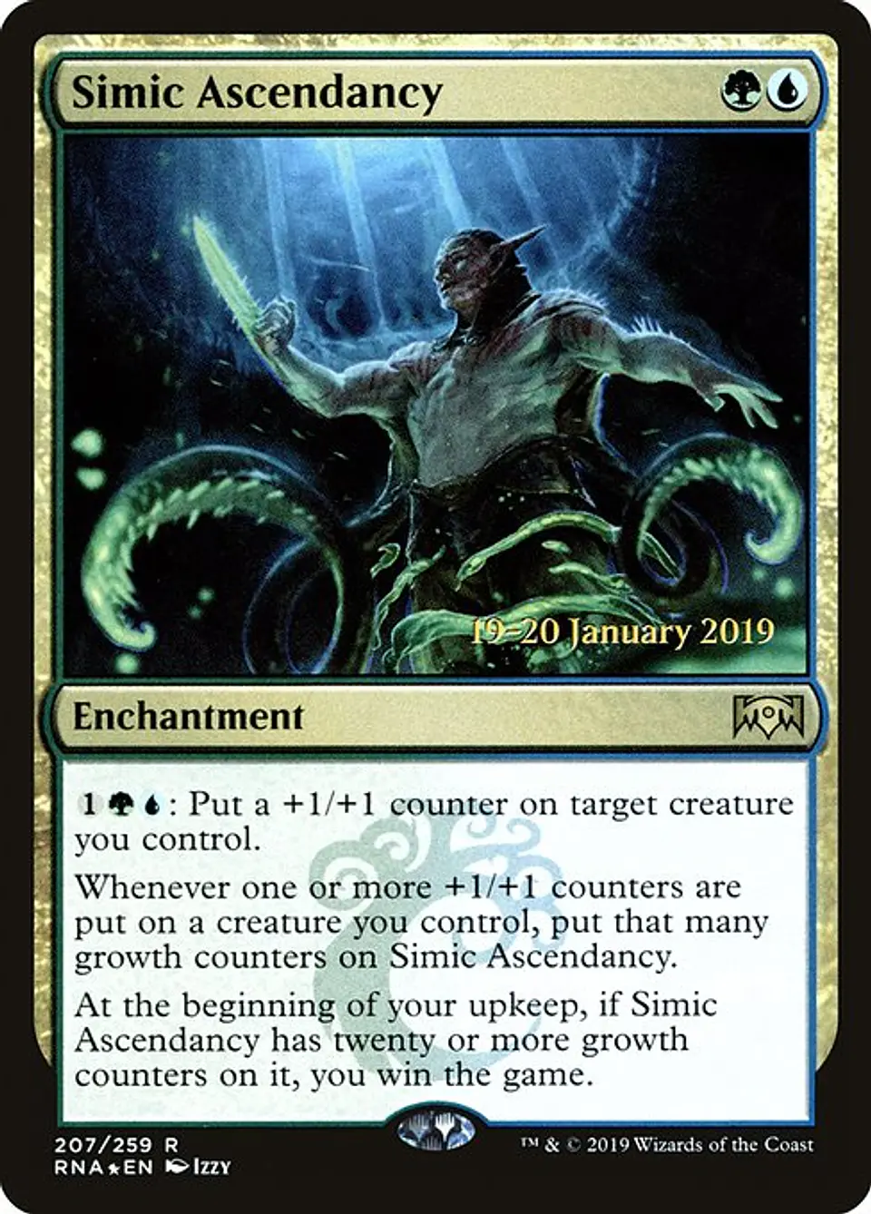 Carta Magic - FOIL Simic Ascendancy - Idioma: Español - Edicion: Ravnica Allegiance Promos 1